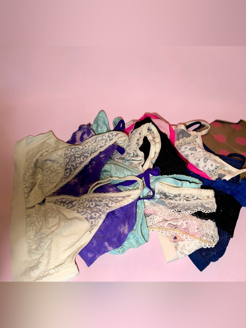 Victoria's Secret Lace Bralette &panty lot Bundle